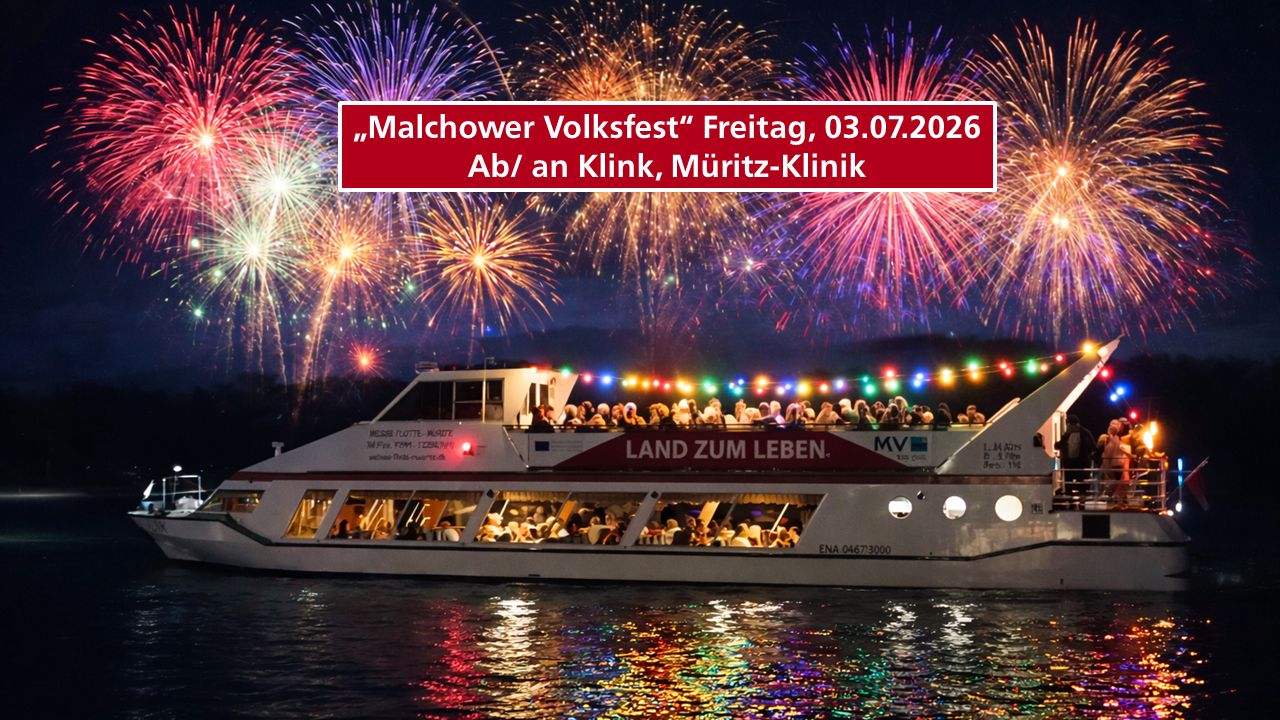 Ab Klinik Müritz-Klinik zum Volksfest nach Malchow Ab Klinik Müritz-Klinik zum Volksfest nach Malchow