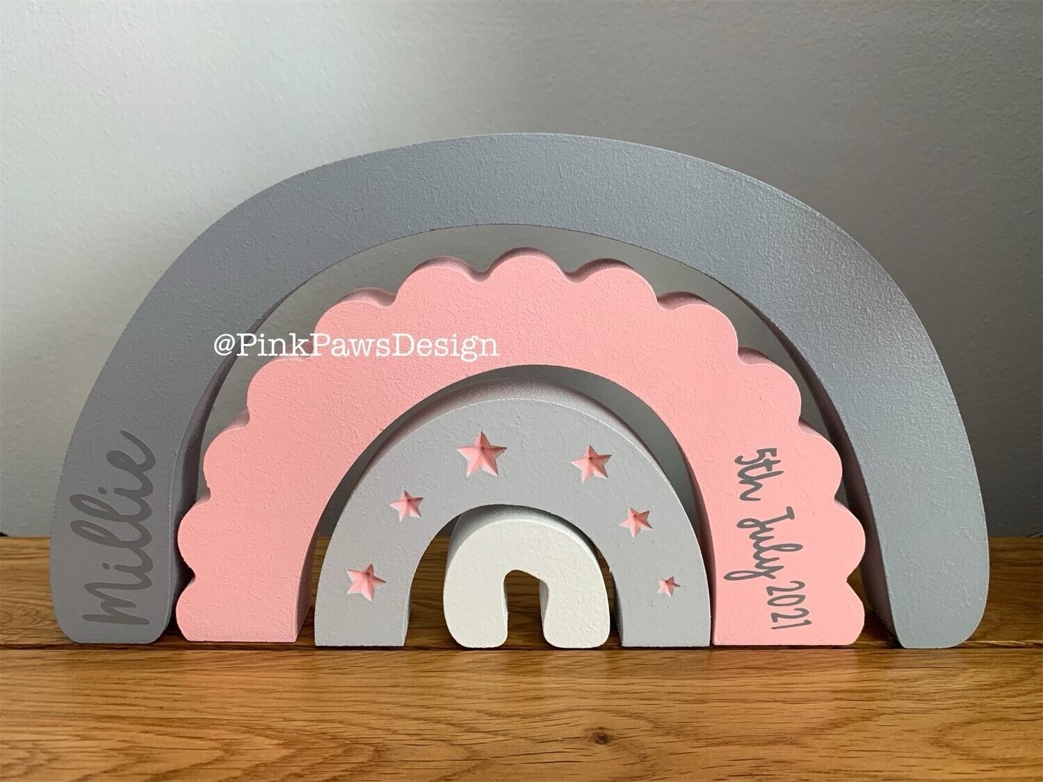 Personalised funky rainbow