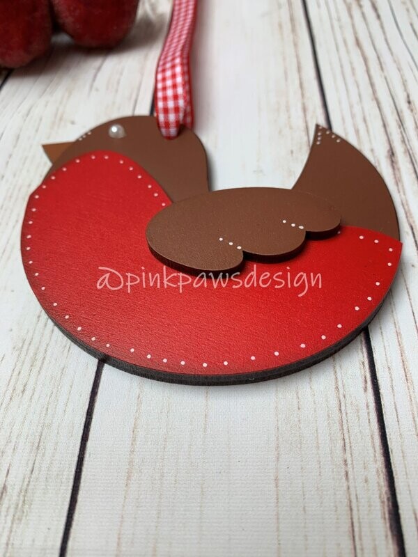 Robin hanging decoration