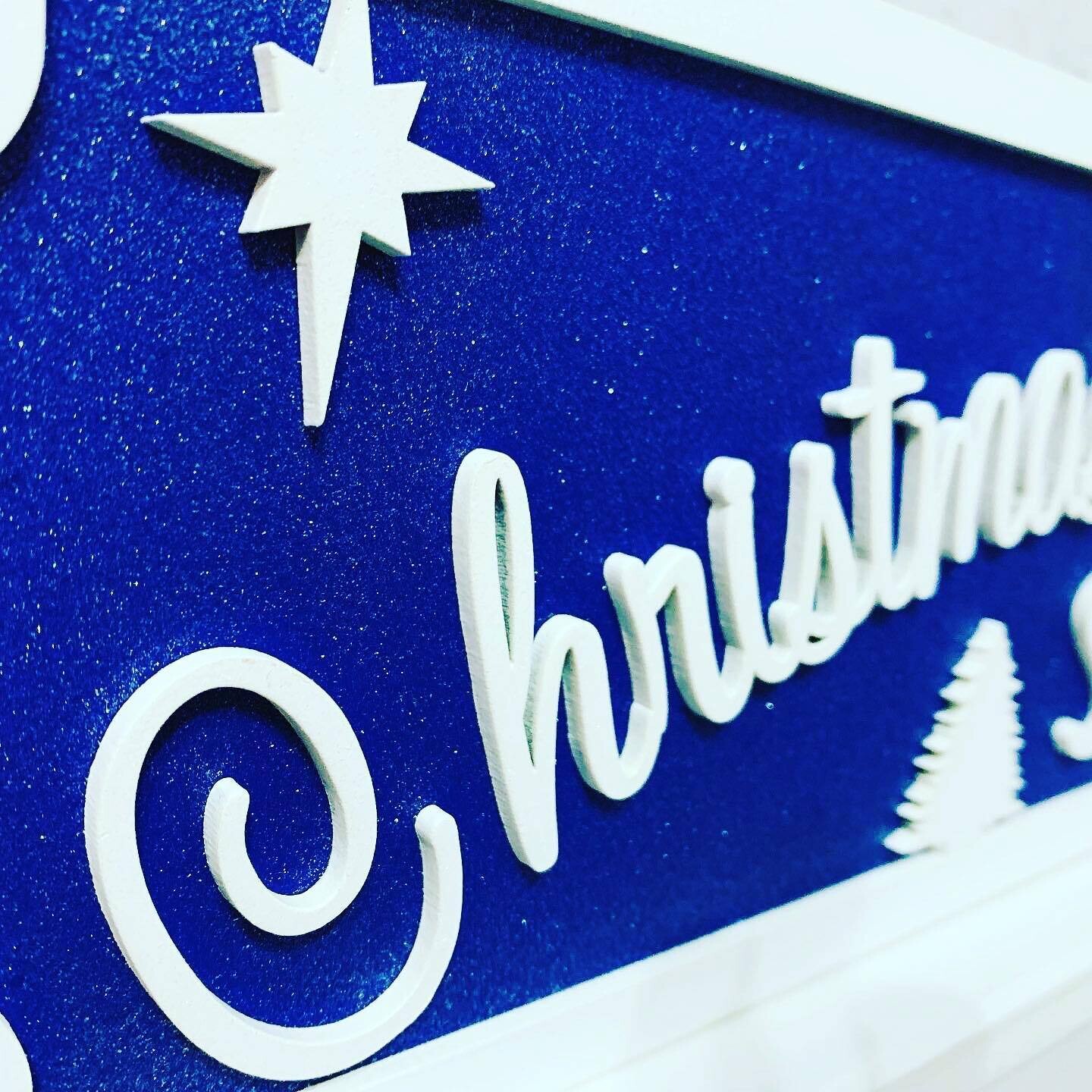 Personalised  'Christmas at the' sign