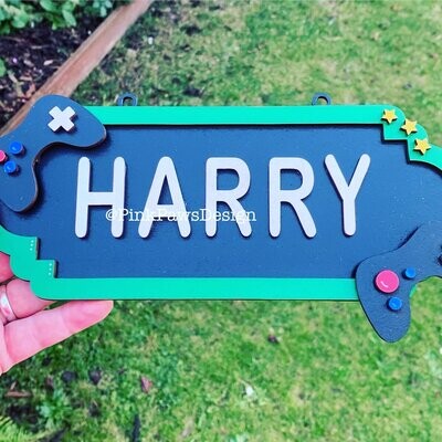 Personalised Street Sign  - Gaming Themed