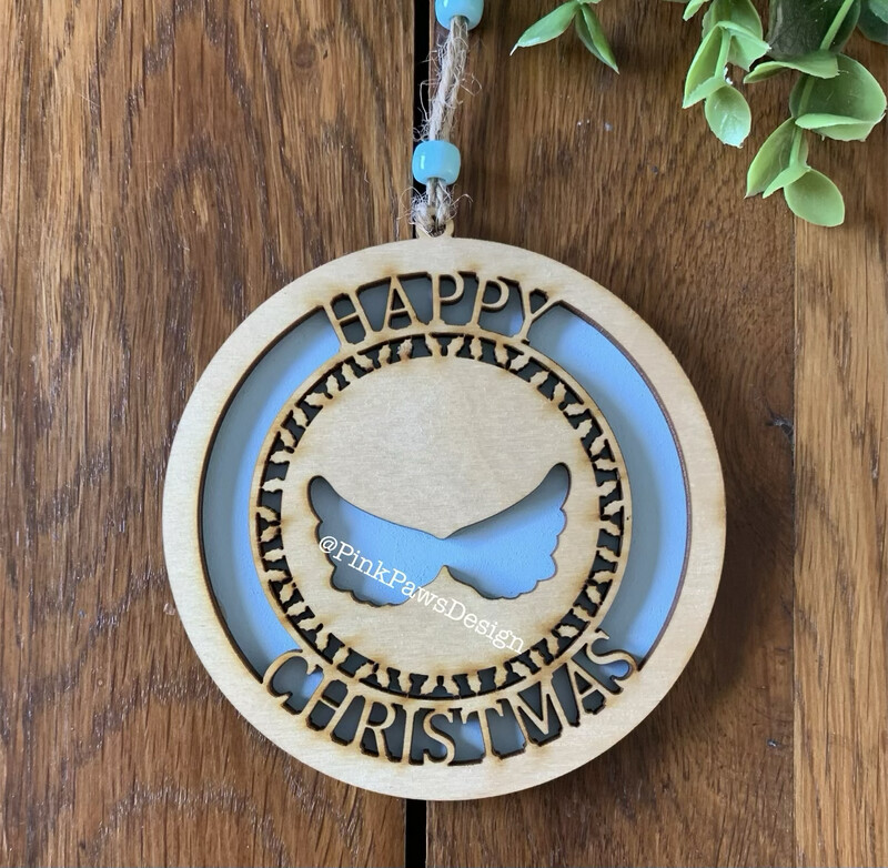 Angel Wing 12.5cm hanging  decoration