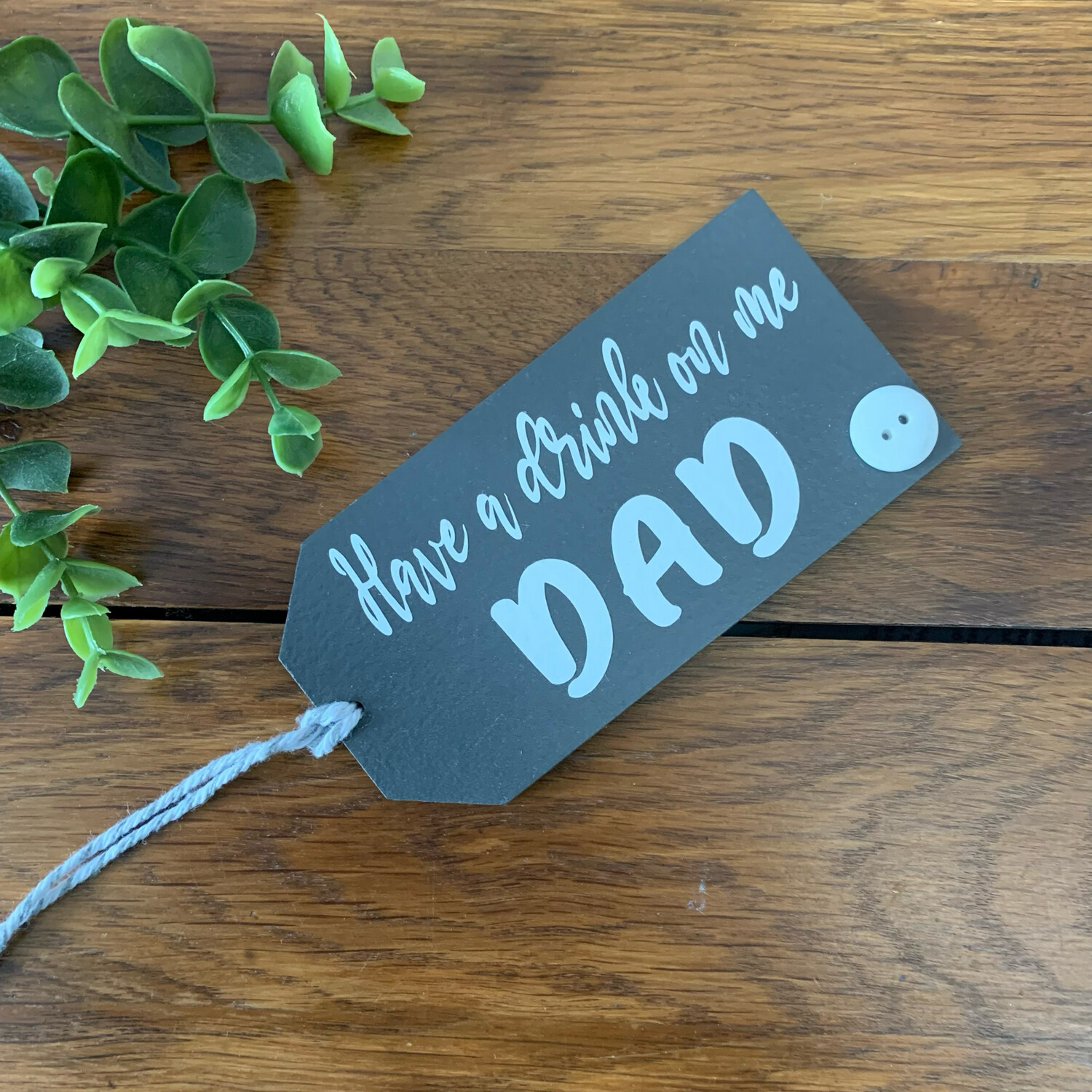 Wooden Gift Tag Dad