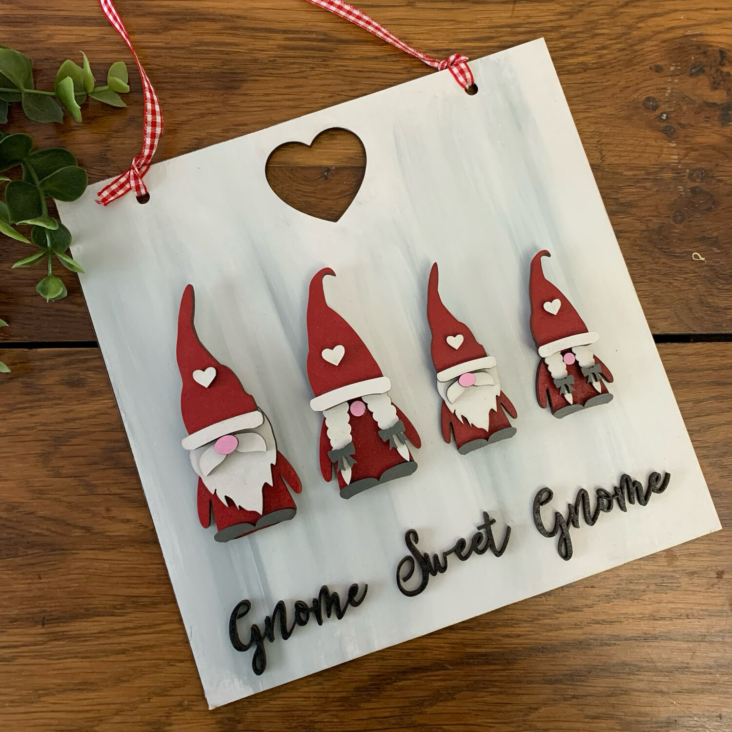 Gnome Sweet Gnome plaque