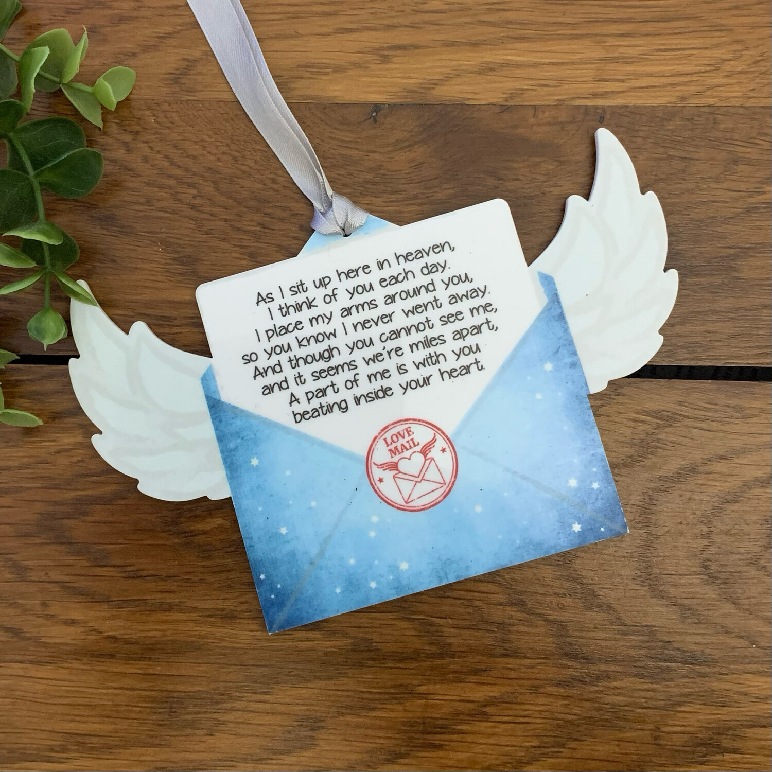 Letter From Heaven Memorial Piece