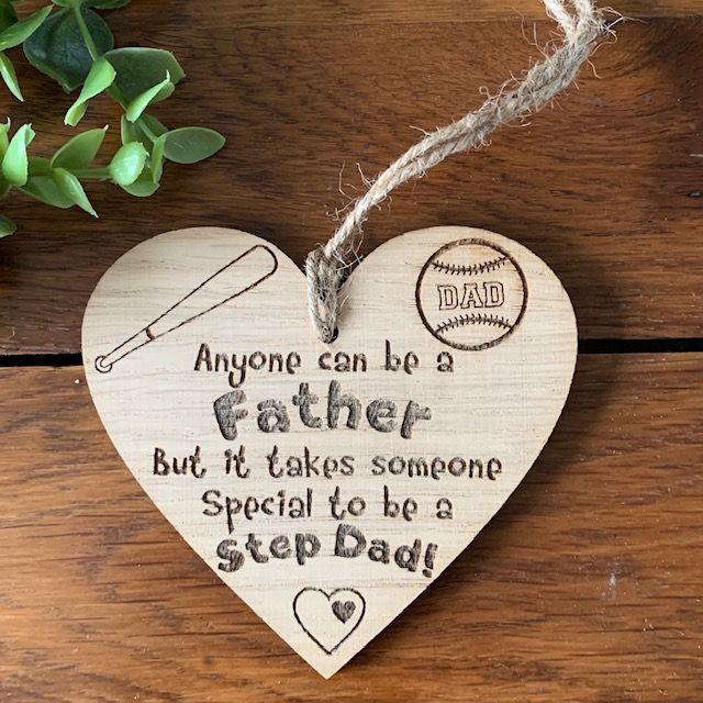 Step-Dad engraved hanging decoration