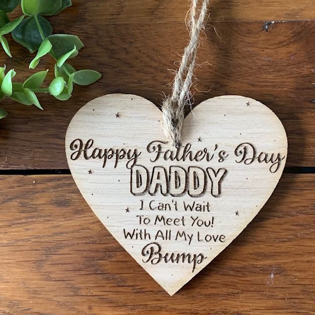 Daddy Father's Day engraved hanging decoration