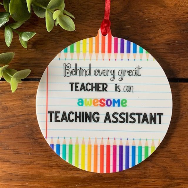 Teaching Assistant hanging decoration
