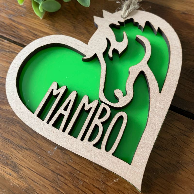 Personalised Horse Hanging Decoration