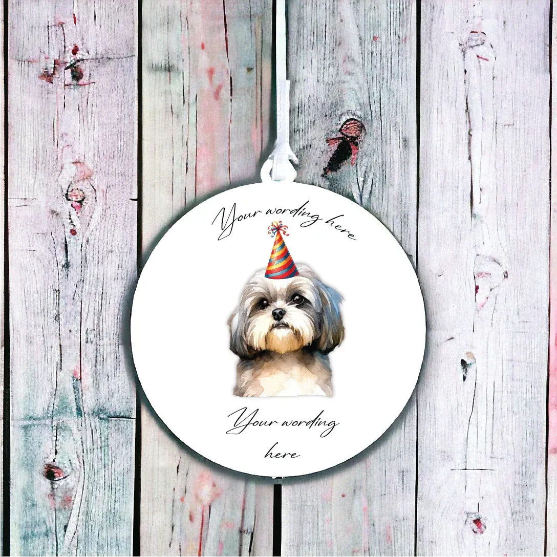 Personalised Dog Decoration - Shih Tzu