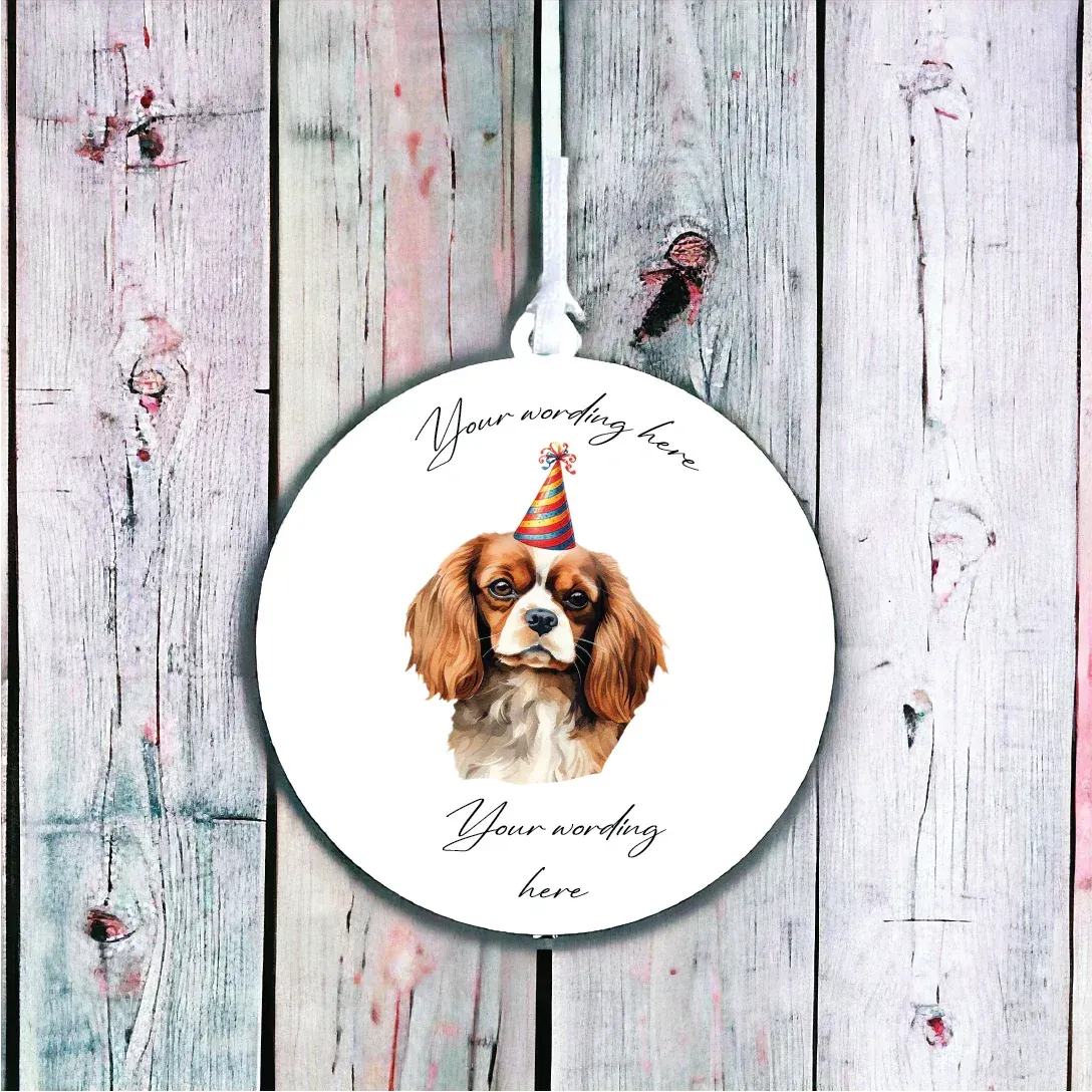 Personalised Dog Decoration - Cavalier King Charles Spaniel