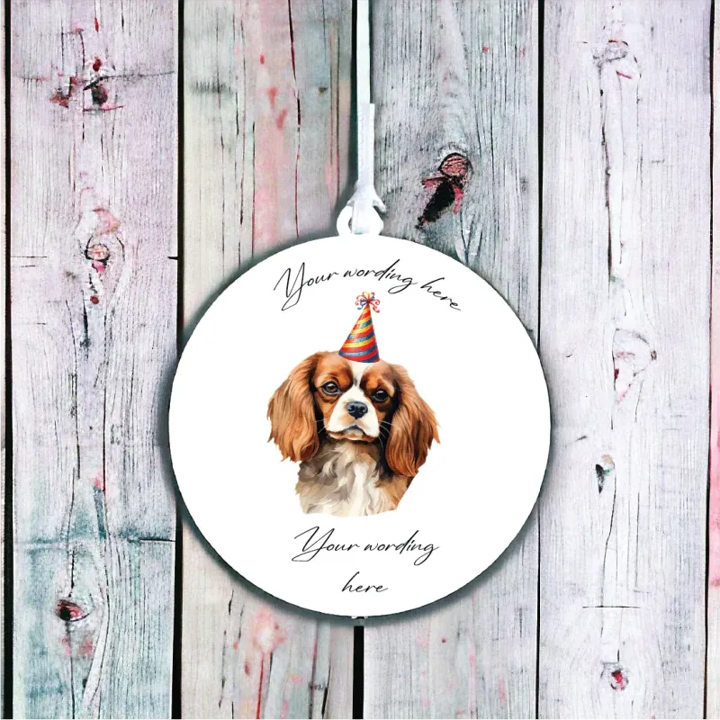 Personalised Dog Decoration - Cavalier King Charles Spaniel