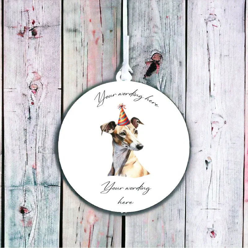 Personalised Dog Decoration - Greyhound
