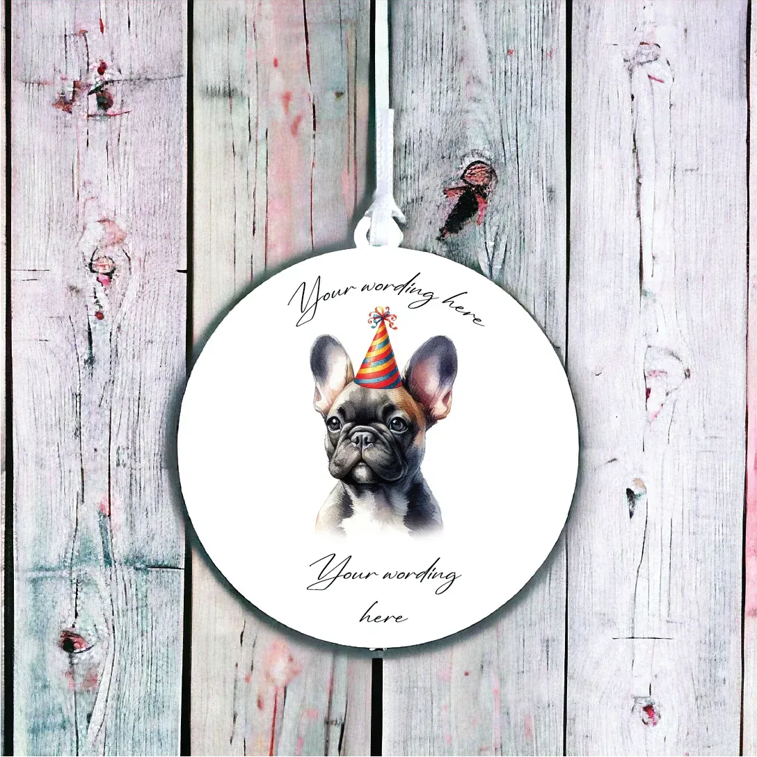 Personalised Dog Decoration - French Bulldog