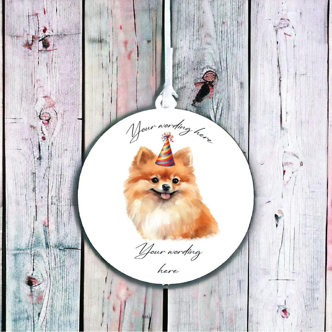 Personalised Dog Decoration - Pomeranian