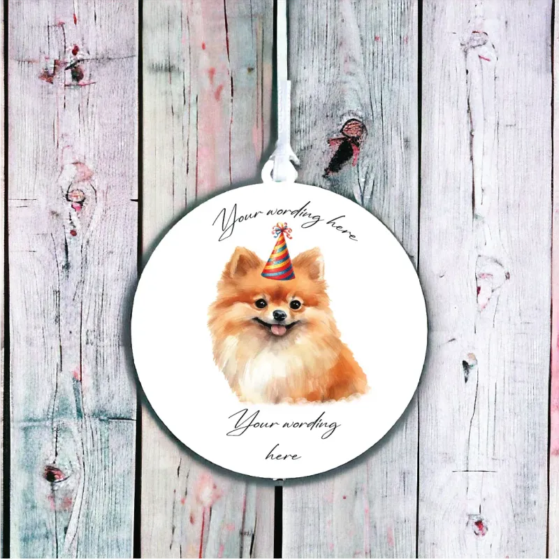 Personalised Dog Decoration - Pomeranian