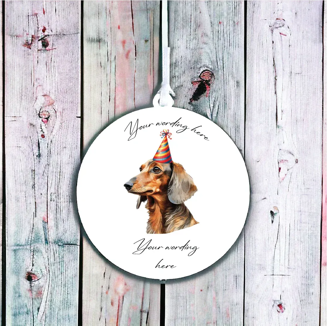 Personalised Dog Decoration - Dachshund