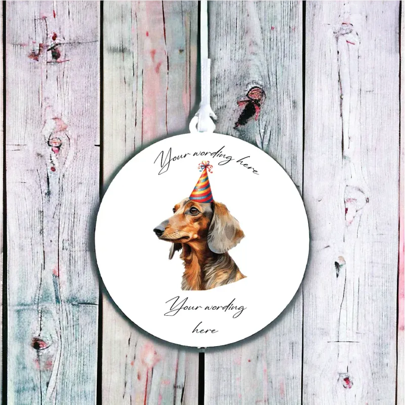 Personalised Dog Decoration - Dachshund