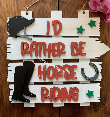 I'd rather be...plaques