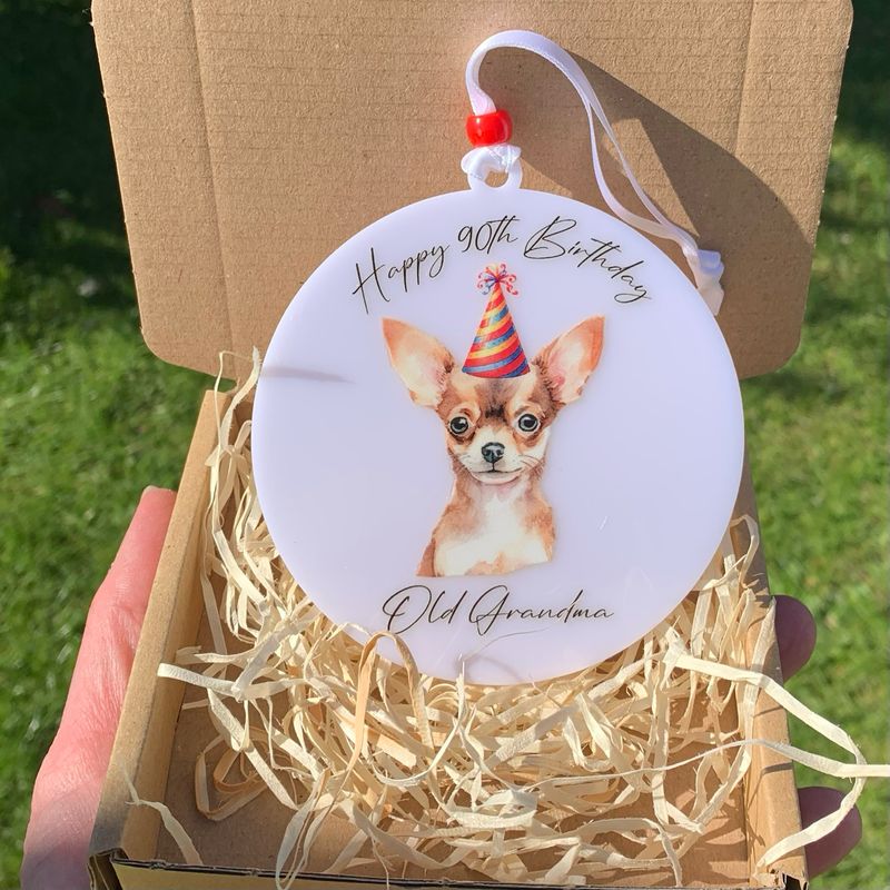 Personalised Dog Decoration - Chihuahua