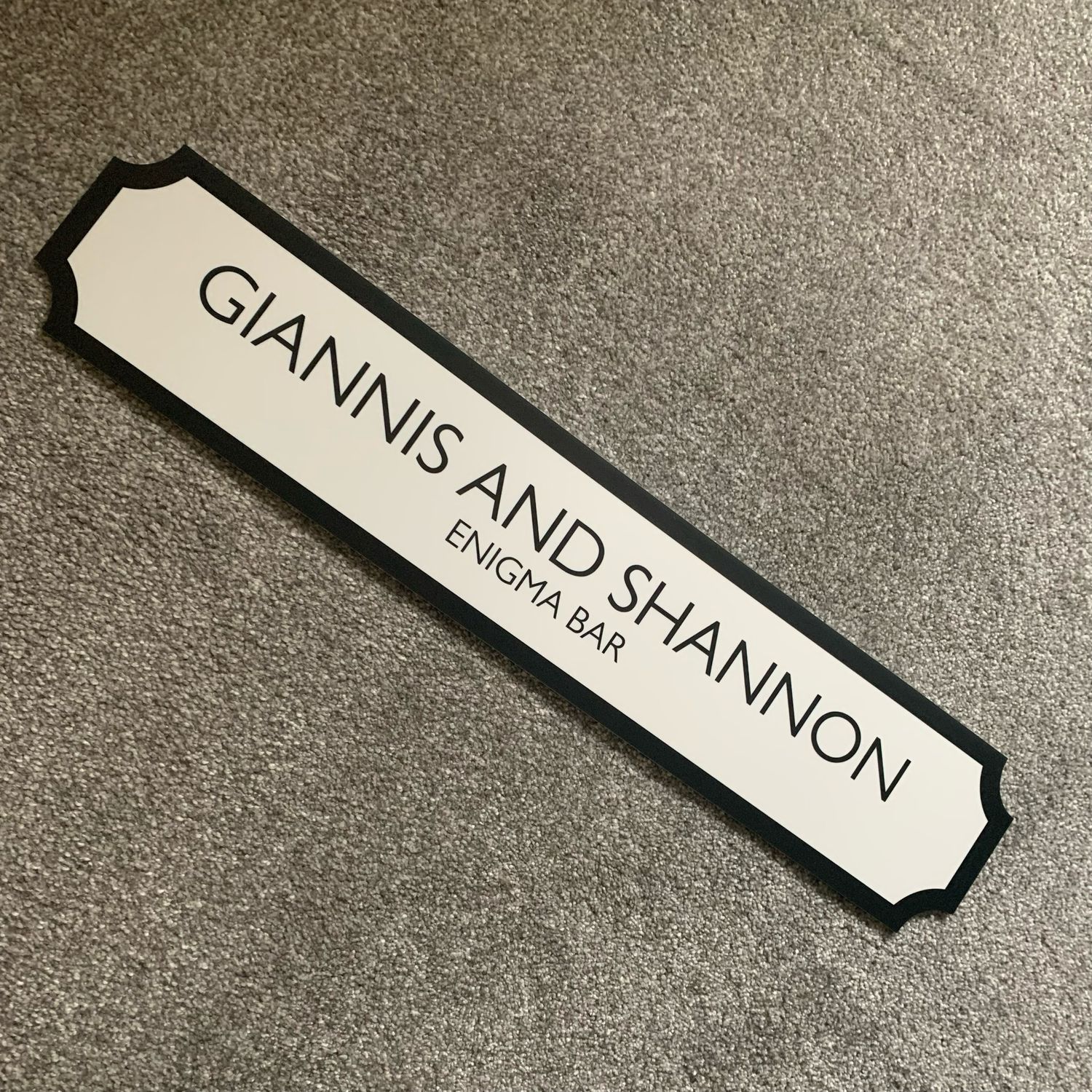 Large Personalised Street Sign
