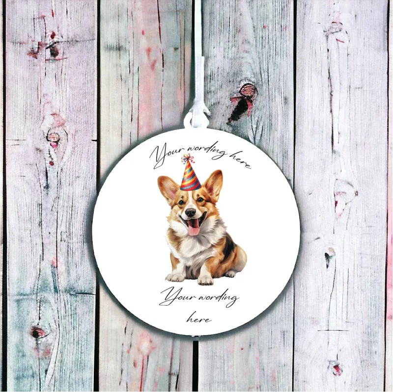 Personalised Dog Decoration - Corgi
