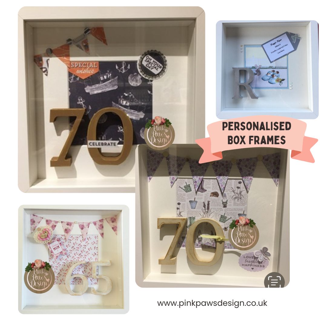 Personalised Celebration Box frame