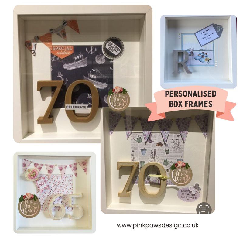 Personalised Celebration Box frame