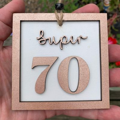 Super 70 Hanging Decoration
