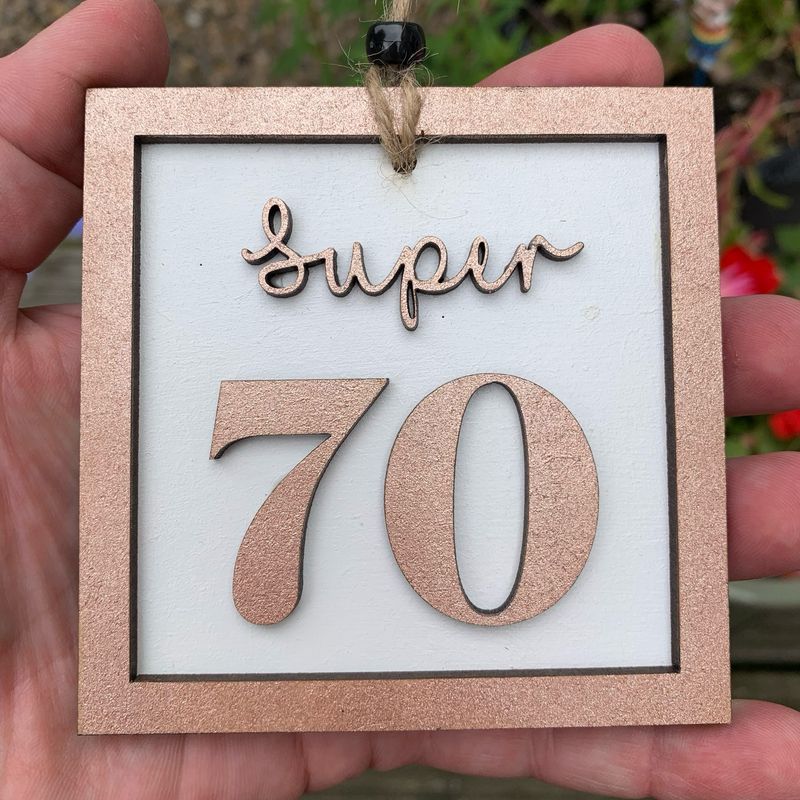 Super 70 Hanging Decoration