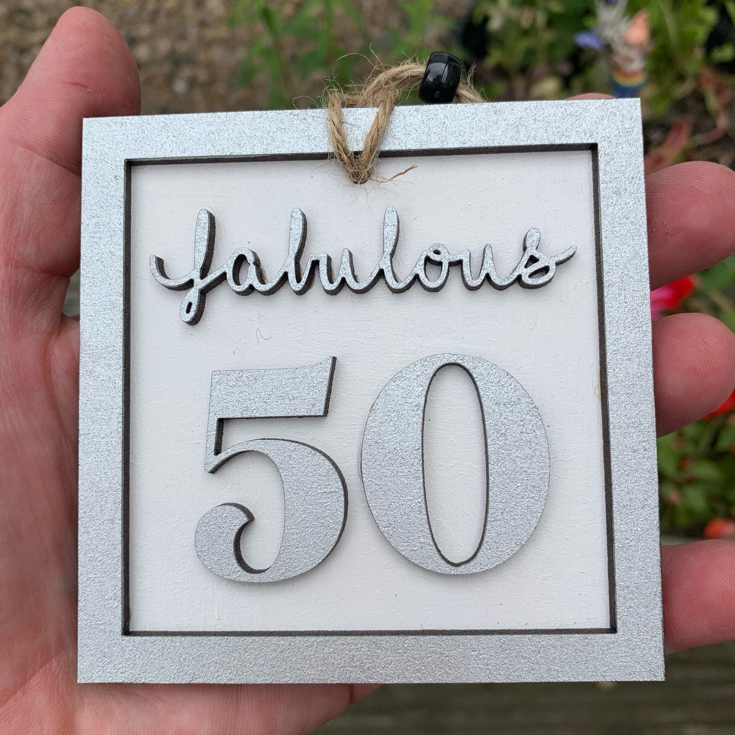Fabulous 50 Hanging Decoration Fabulous 50 Hanging Decoration