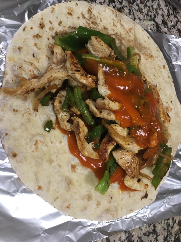 Burrito de Pollo o Ternera ( 1 )