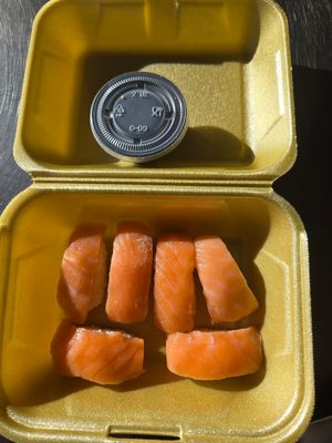 Nigiri de salmón 6 piezas