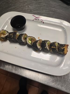 Sushi de Pato en Tempura