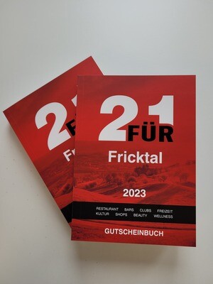 Gutschein-Booklet 2für1 Fricktal 2023