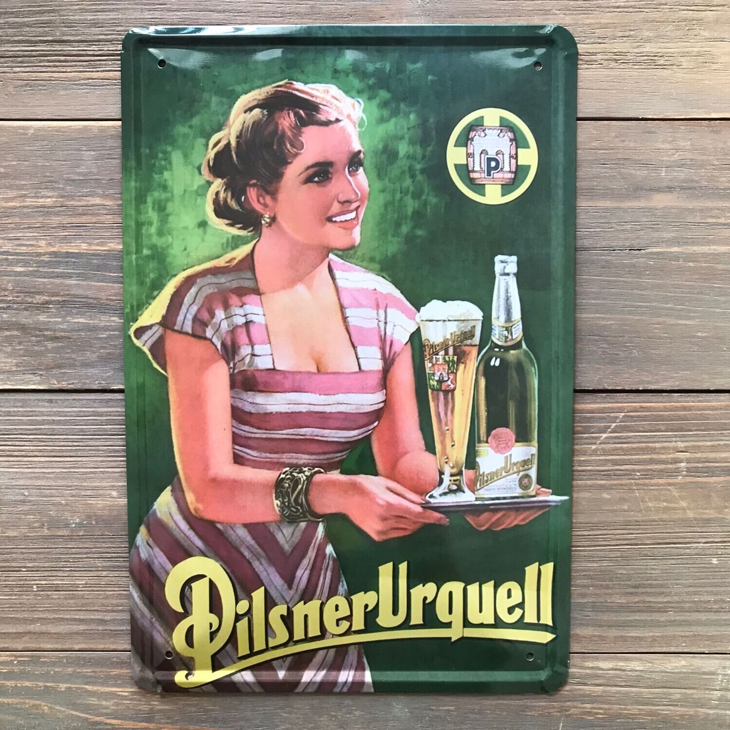 Blechschild