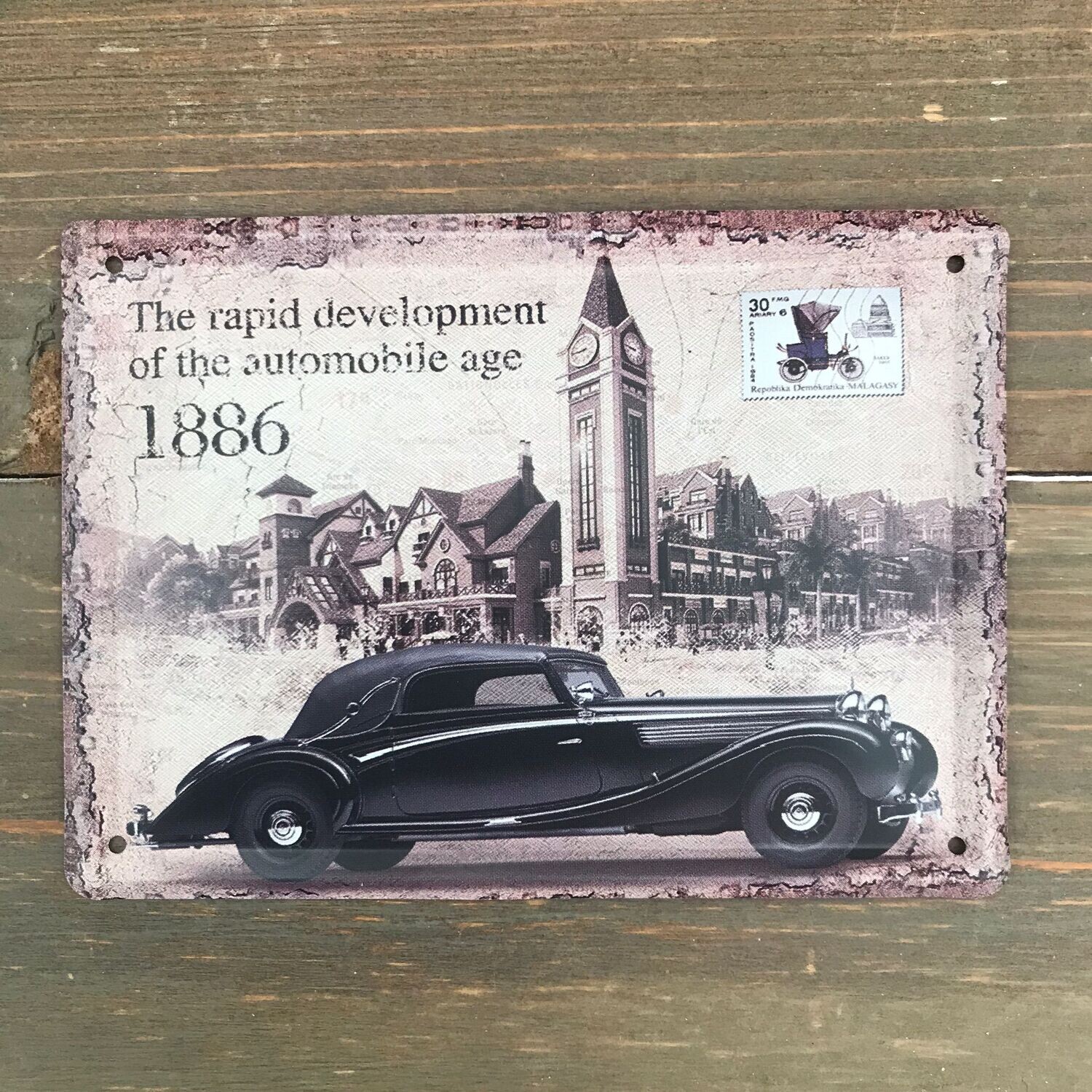 Blechschild