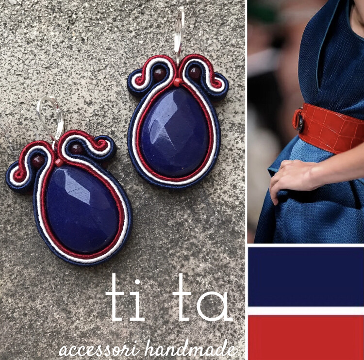 ORECCHINI FLAVIA GOCCIA BLU
