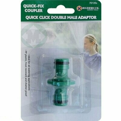 Quick Clip Double Male Adaptor