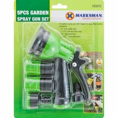 5pc Garden Spray Gun Set