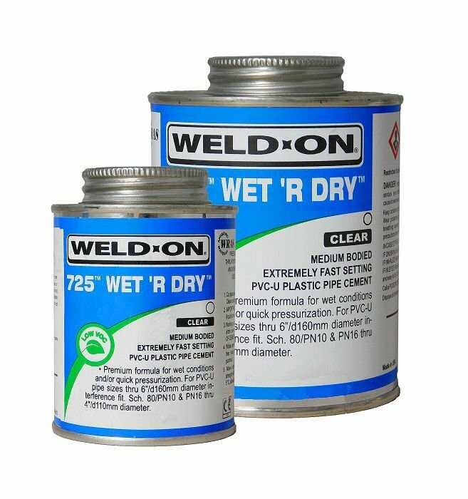 Wet R Dry Solvent Weld Glue 240ML