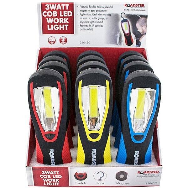 LED Work Light Assorted Colours