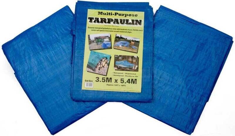 Tarpaulin Blue/Green 3.5M x 5.4M