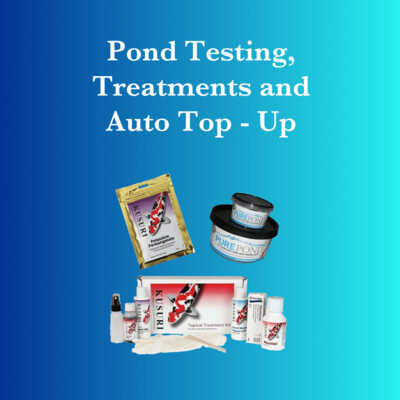 Pond Testing, Treatments and Auto Top-Up