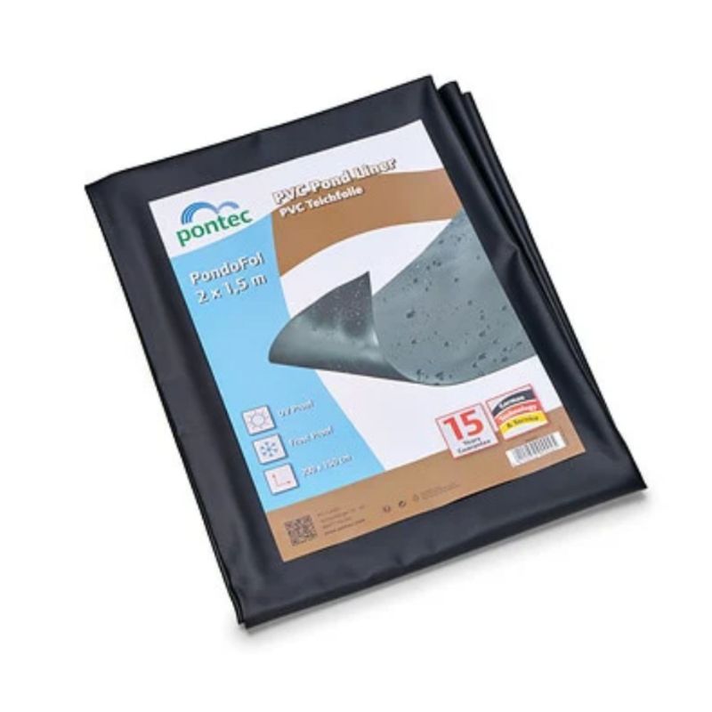 Pond Liner 2m x 1.5m - 0.5mm (Pre-Packed)