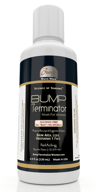 Bump Terminator Alcohol Free Anti Bump Serum for Women, 4 Oz