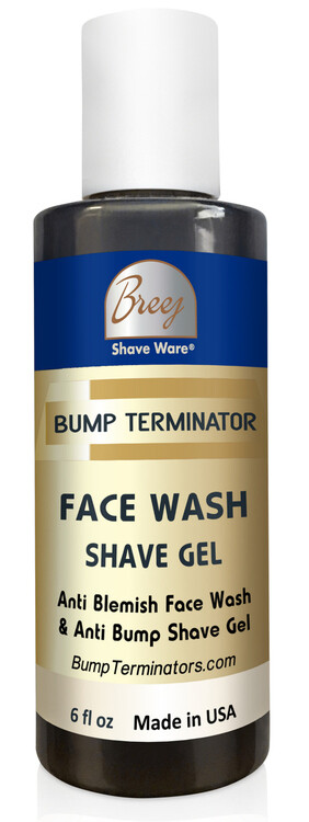 Bump Terminator Face Wash and Shave Gel, 6 Oz
