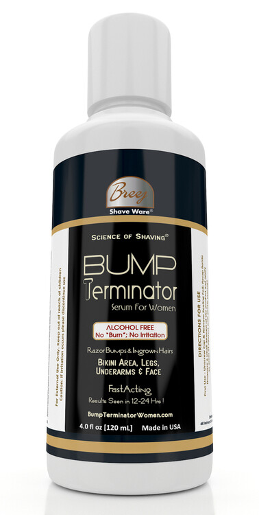 Bump Terminator Alcohol Free Anti Bump Serum for Women, 4 Oz