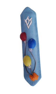 Mezuzah 10cm for children’s room balloons