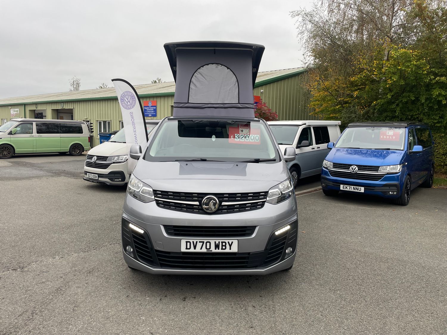 Vauxhall Vivaro 2021 2700 L1 100BHP Grey Campervan Vauxhall Vivaro 2021 2700 L1 100BHP Grey Campervan